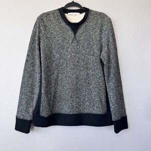 Parke & Ronen Heathered Gray Crew Neck Long Sleeve Sweatshirt Men's Large